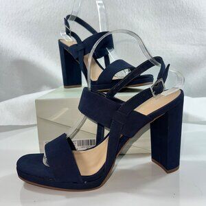 Copper Key Paradise Elite Blue Womens Heeled Sandals Size 10M